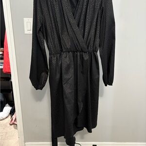 Dex Black Wrap Wedding Dress